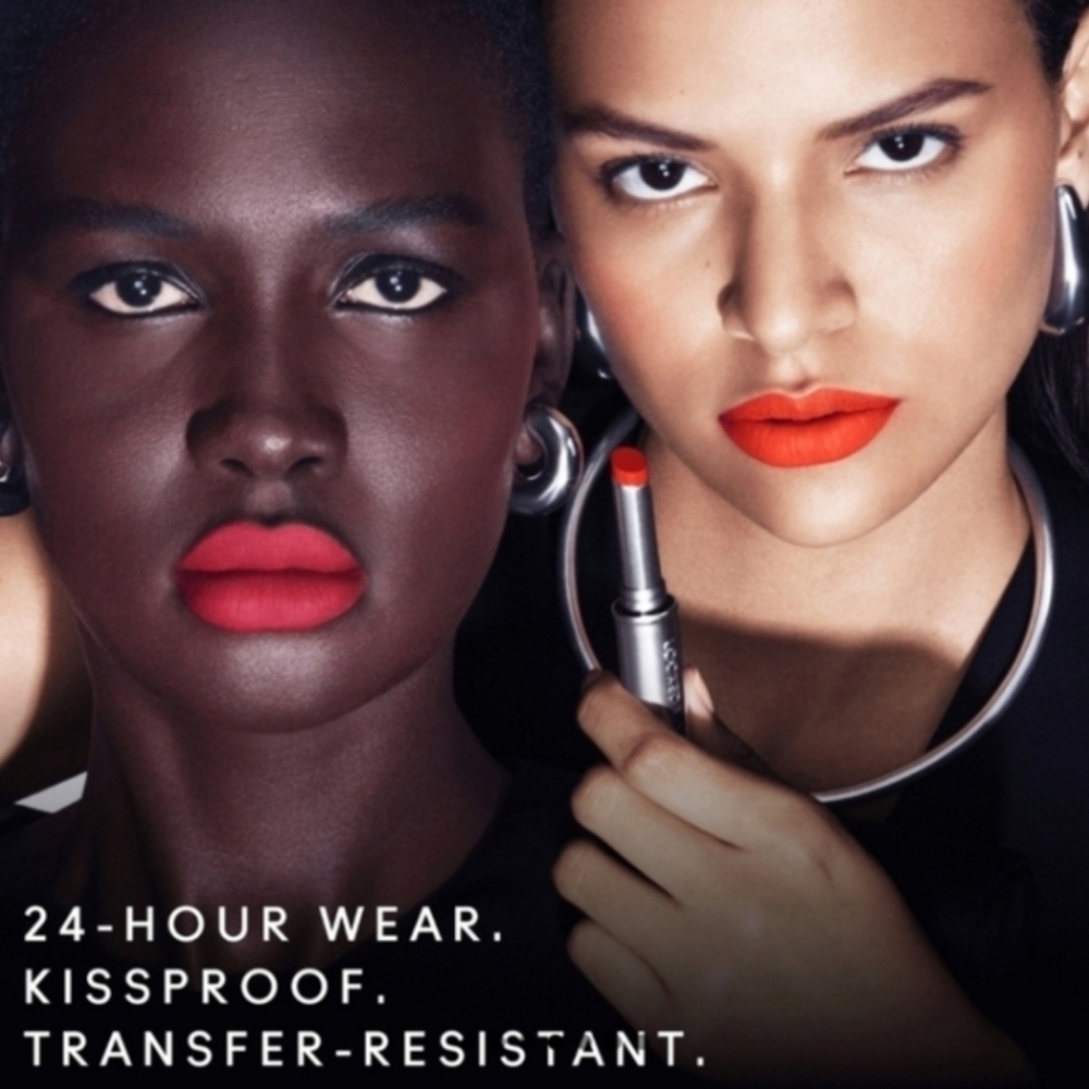 Mac Locked Kiss Ink 24 Hour Wear Gutsy Tomato Red Brand New In Box Full Size - Picture 9 of 10